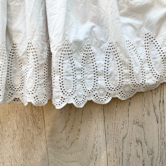 HOST PICK ✨ Calvin Klein Girls White and Denim Dress - Picture 4 of 7